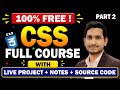 CSS Tutorial For Beginners | CSS Full Course - Basic to Advance 🔥🔥 | Part 2