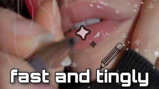 FAST ASMR | Cranial Nerve Exam w/ No Props (chaotic triggers, close up, doctor roleplay)