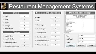 How to Create an Object-Oriented Restaurant Management System in Visual Basic.Net - Full Tutorial