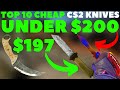 Top 10 Cheap CS2 Knives Under $200 For 2024 | Best Cheap Knives CS2