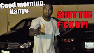 Kanye West Tells Paparazzi "Shut The F Up!" -- The ORIGINAL!