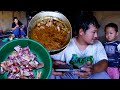 chicken soup curry in the village @lifeinruralnepal