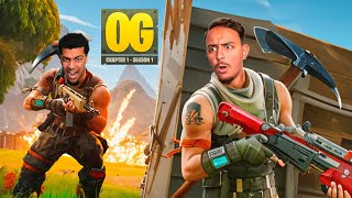 Je DECOUVRE FORTNITE OG CHAPITRE 1 SAISON 1 !