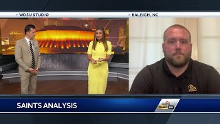 WDSU analyst James Hurst talks Saints loss to Eagles