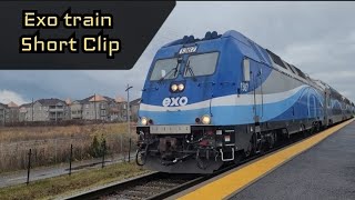 Short clip of an EXO Train at Blainville