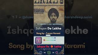 Ishqan De Lekhe:Frenzo Haram|#dusstlove#ytshorts #shortsyoutube #shortsfeed