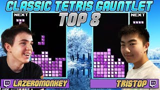 2020 CTG ICE - Rd. 1 - Lazer0monkey vs. Tristop - Classic Tetris Gauntlet SEASON OF ICE Tourney