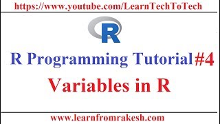 R Programming Tutorial #4: Variables (Naming Convention), Find Variables and Remove Variables