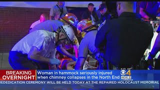 Woman Hurt In North End Chimney Collapse