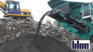 New Powerscreen XH 320X impact crusher processing C\u0026D at Tayside Contracts