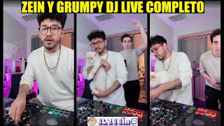 ZEIN Y GRUMPY DJ MEZCLANDO EN LIVE DE TIKTOK ... 😎🎵 FULL REMIX ... 😎🔊  LIVE COMPLETO 😎🎶