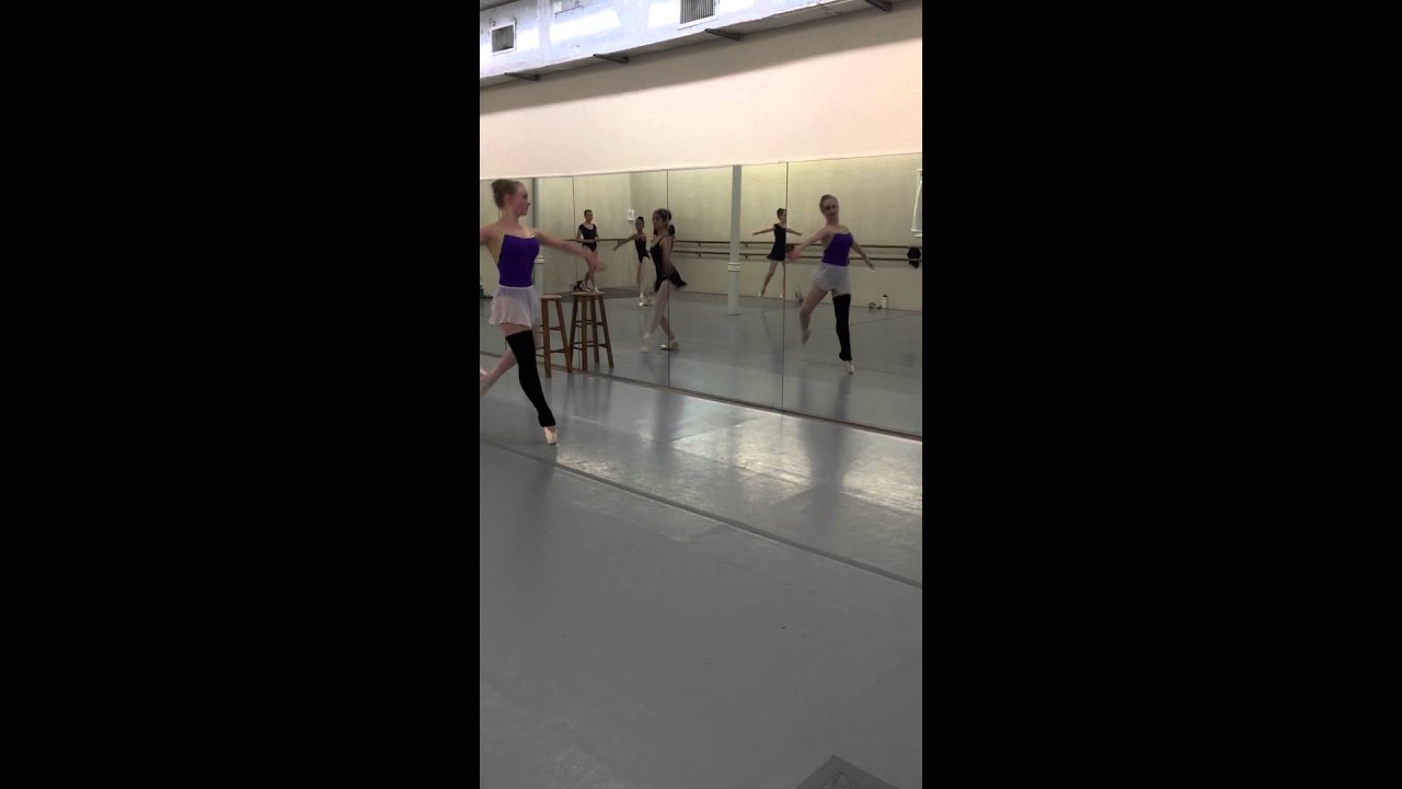 Advanced Ballet Class Across The Floor Combo Youtube