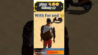 Indian Bikes° Driving 🍕😥 3D Game 😍 Pizza 😋 Delivery 🚚 #shorts #indianbikedriving3d #viral #gta