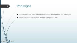 Classes, Libraries & Packages