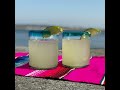 Dos Sueños Mexican Drinking Glasses - Aqua Rim Tumbler Glasses