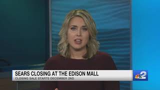Edison Mall Sears to close