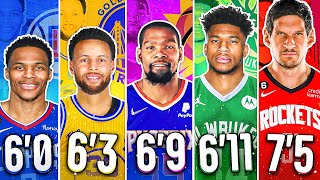 BEST NBA PLAYER FROM EACH HEIGHT IN 2023