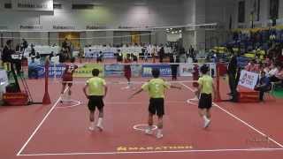 Kings Cup 2014 Sepak Takraw Thailand vs. Korea - 1st regu team event