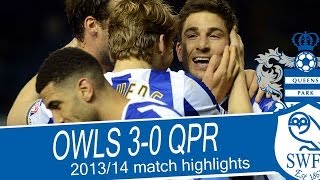 Sheffield Wednesday 3 Queens Park Rangers 0 | Championship highlights  2013/14