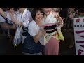 フィナーレ　つつじ連　乱舞／第45回 神楽坂まつり　阿波踊り