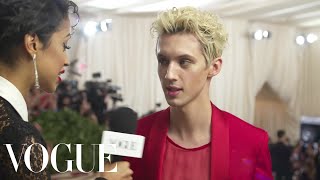 Troye Sivan on Unironically Loving Vegemite | Met Gala 2018 With Liza Koshy | Vogue