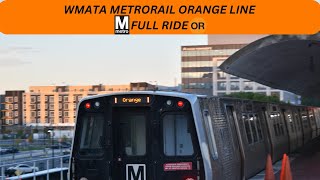 WMATA Metrorail: Orange Line 🟠(OR)🟠 to Vienna Fairfax GMU... FULL RIDE!