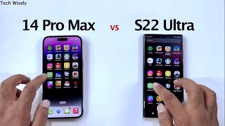 iPhone 14 Pro Max vs S22 Ultra - SPEED TEST