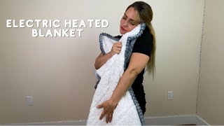 bedsure cozy heated blanket