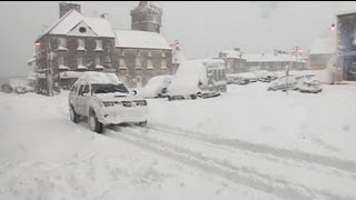 Snow chaos in France, UK and Germany