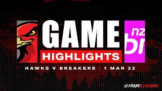 NBL22 highlights: Round 13 Illawarra Hawks vs New Zealand Breakers