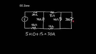 DC Series-parallel Circuit Total Resistance