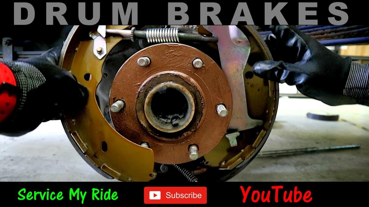 HOW TO REPLACE 'DRUM BRAKES' Plus Adjusting An Bleeding The New Drums ...