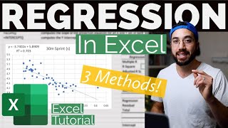 Regression Analysis in Excel - It's Easier Than You Think (3 methods)