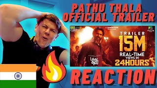 Pathu Thala - Official Trailer | IRISH REACTION | Silambarasan TR