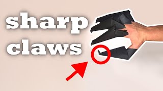 How to make Paper Claws | EASY tutorial! (Black Panther) A3 or A4
