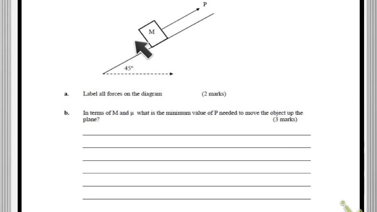 Kinematics And Mechanics Practice Questions - YouTube