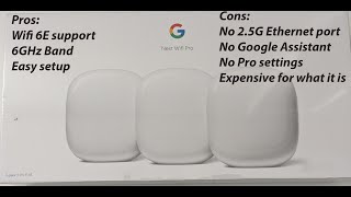 Google nest wifi pro short review