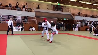 第25回岐阜県大会　組手　成年部　女子　Ⅰ部　マイクロ級（決勝）25th Gifu Championship Sparring Senior Female Ⅰ Micro weight FINAL