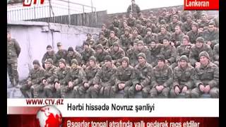 Lənkəranda hərbi hissədə Novruz şənliyi