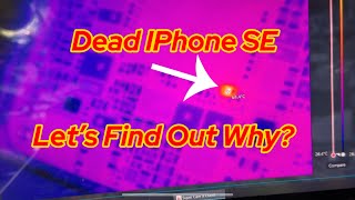 No power, totally dead iPhone SE - Shorted capacitor hunt !