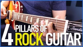 The 4 Pillars Of Rock Guitar - Your First Rock Guitar Lesson