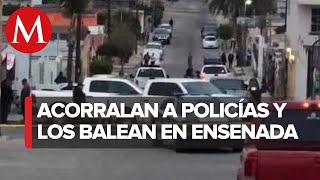 Atacan a dos policías ministeriales en Baja California