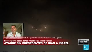 Ignacio Montes de Oca: 'El ataque es una derrota tecnológica, militar y política para Irán'