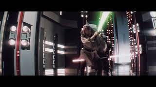 Qui Gon Jinn and Obi Wan Kenobi vs Darth Maul Part 2 35mm 4k - Star Wars The Phantom Menace 4k99