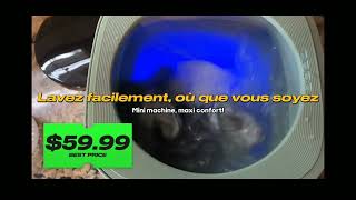 Mini Lave-Linge Électrique Portable: Pour Tous Vos Besoins de Lavage