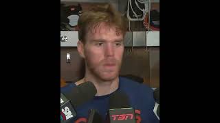 Connor McDavid On Who Should Be Captain Of Team Canada #hockey #mcdavid  #shorts #crosby