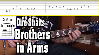 Dire Straits - Brothers in Arms Guitar Tutorial w/TABS