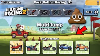 Hill Climb Racing 2 - 16.8k points in Rock Bottom Racing | Team Event