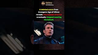 This is why he stopped wearing his helmet #captainamerica #marvel #avengers