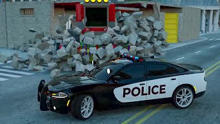 Police car battle with harvester monster | | Wheel City Heroes (WCH)